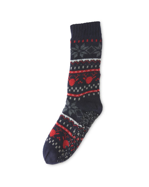 Avenue Mens Blue Socks