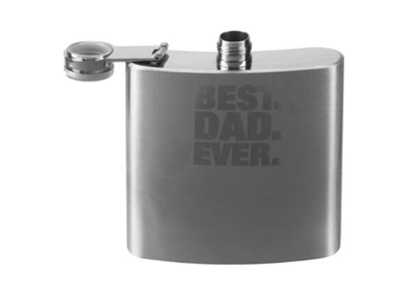 Best Dad Ever Hip Flask