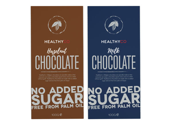 Healthyco choklad sockerfri