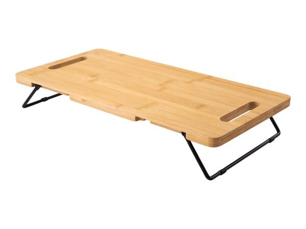 Livarno Home Bamboo Serving Plate/​Bamboo Lazy Susan