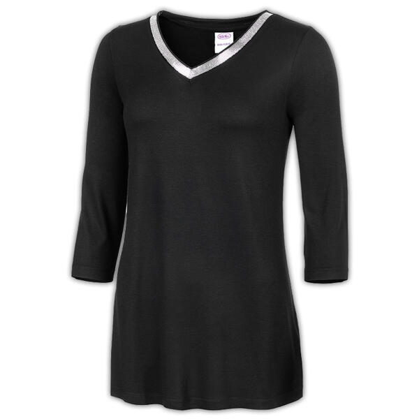 Longshirt mit Pailletten