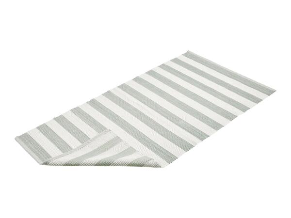 Grey Striped Rug