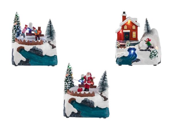Village de Noël à LED