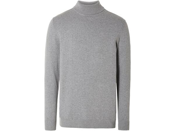Men's roll neck jumper