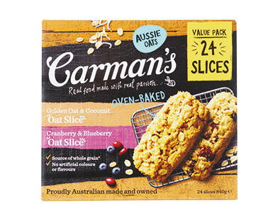 Carman's Oat Slice 24pk/840g