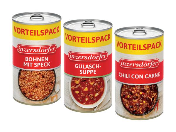 Fertiggerichte oder Suppen