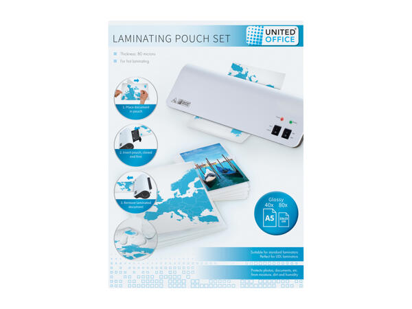 United Office Laminating Pouches