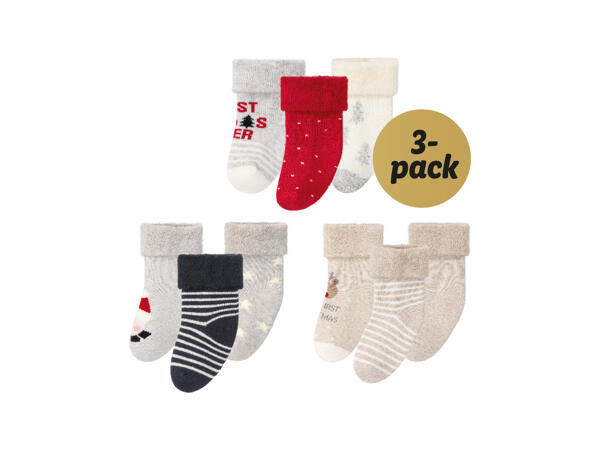 Julstrumpor, 3-pack