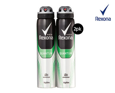 Rexona Men's Antiperspirant Aerosol Deodorant 2 x 150g