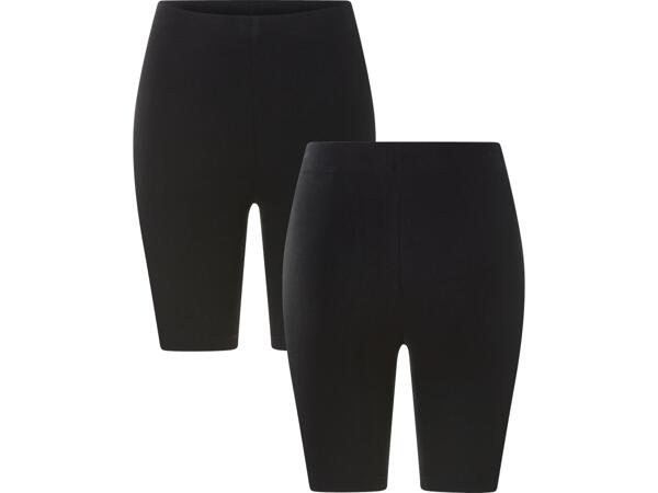 Ribbade cykelbyxor, 2-pack