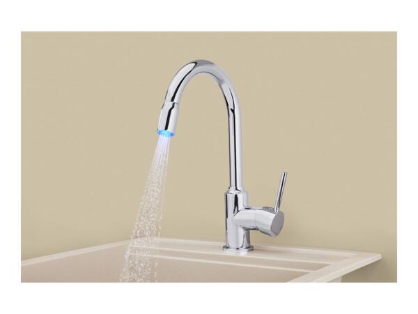 Livarno Home Chrome LED Kitchen Tap