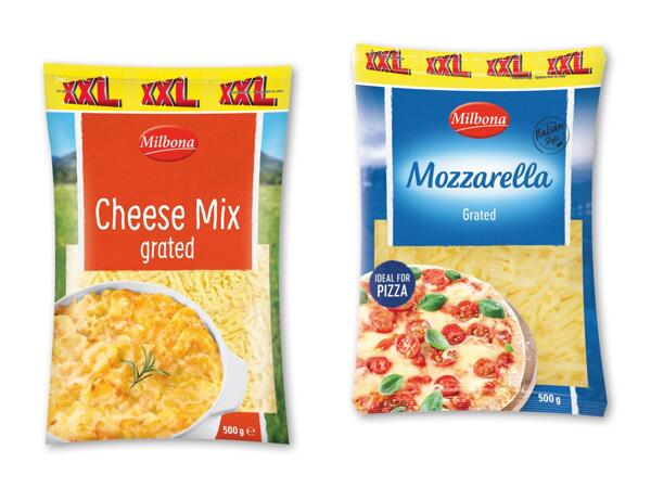 MILBONA Revet gratinost eller mozzarella