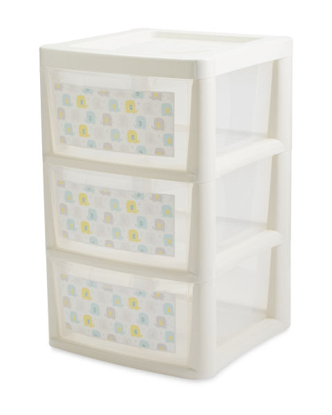 Elephant 3-Drawer Tower