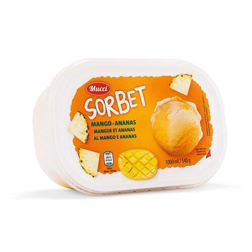 MUCCI Sorbet, Ananas-Mango