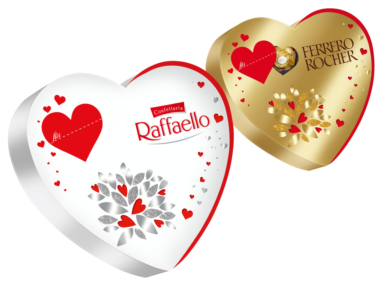 FERRERO Raffaello, Rocher, Küsschen oder Mon Chéri Herz