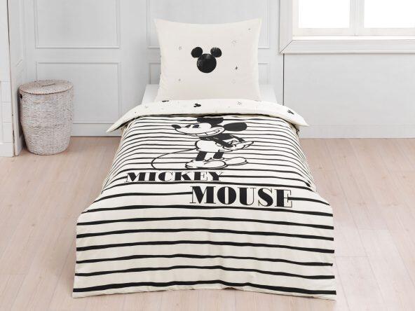 Mickey eller Minnie Mouse sengetøj