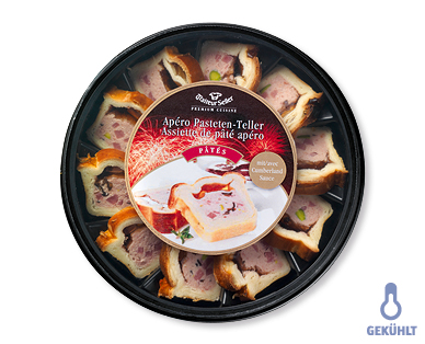 Apéro-Pasteten-Teller mit Cumberland Sauce
