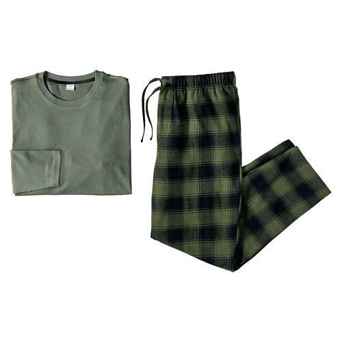 Men's 2 Piece Sleepwear Set - Dark Gray, L