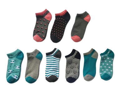 Lily & Dan Girls' 6-Pair No Show, Ankle or Crew Socks