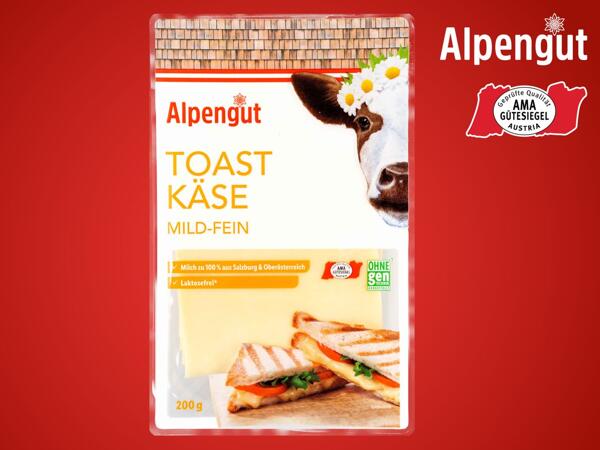 Toastkäse in Scheiben