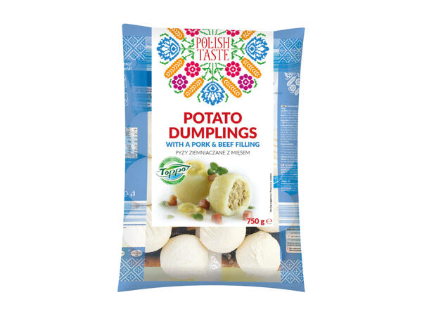Potato Dumplings with Pork & Beef