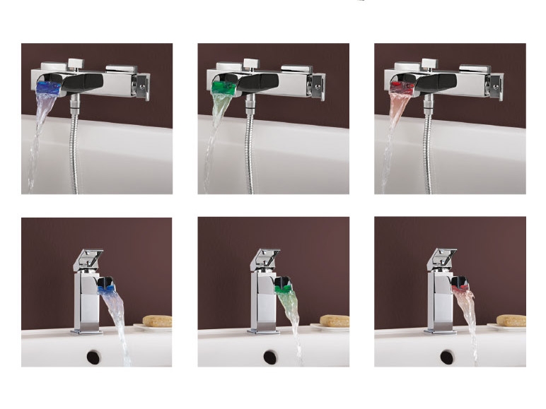 Miscelatore LED per vasca/ miscelatore LED da lavabo