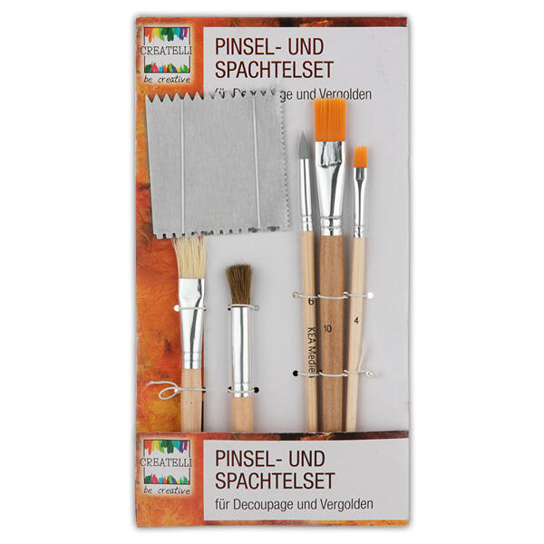 Pinsel- und Spachtelset