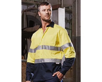 Men's Long Sleeve Drill Shirt