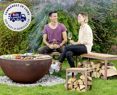 NOUVEL(R) SWITZERLAND 
 LOT BARBECUE/BRASERO BOULE
