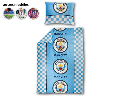 Parure de lit FC BAYERN MÜNCHEN/FC BARCELONA/REALMADRID/MANCHESTER CITY
