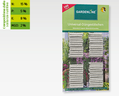 Concime universale in bastoncini GARDENLINE(R)