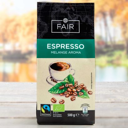 Grains de café expresso Fairtrade