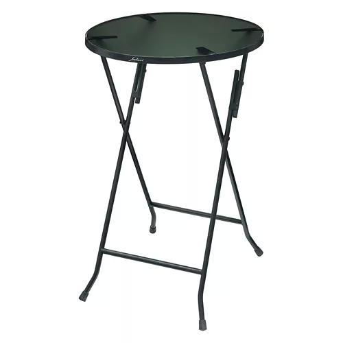 Decorative Foldable Glass Table, Black