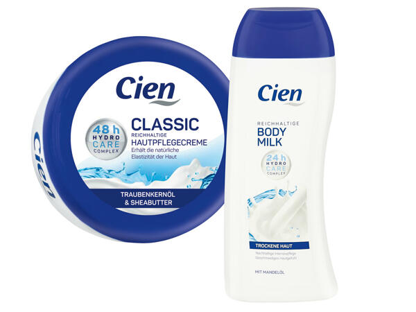 CIEN Hautpflegecreme, Bodymilk oder Bodylotion