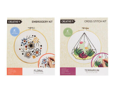 Embroidery or Cross Stitch Kits