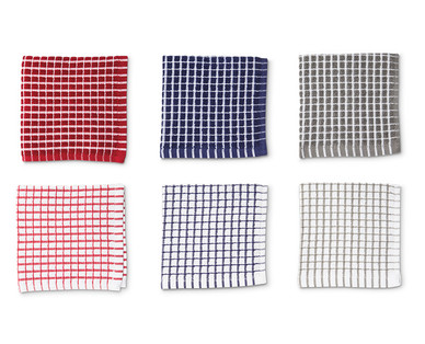 Huntington Home 2-Pack Kitchen Towels, 6-Pack Dishcloths or Pot Holder/Oven Mitt