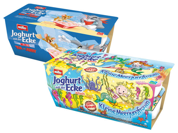 Müller Joghurt mit der Ecke Minis