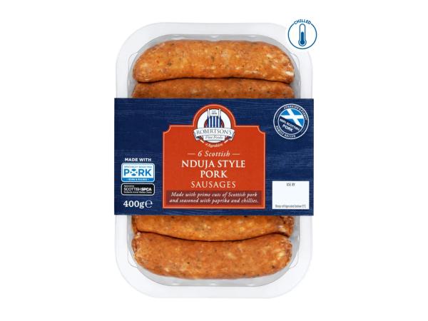 Robertson's Nduja Sausages 400g