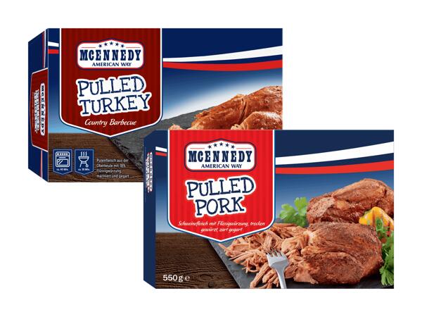 Pulled Pork oder Pulled Turkey