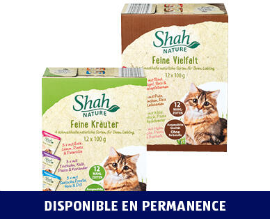 SHAH NATURE
NOURRITURE POUR CHATS NATURE