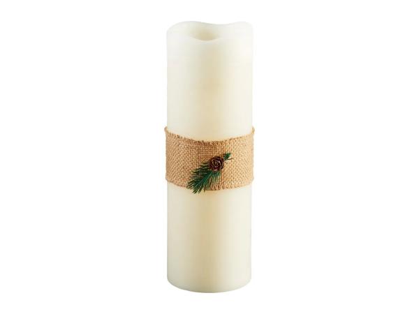 Livarno Home Tall LED Real Wax Candle
