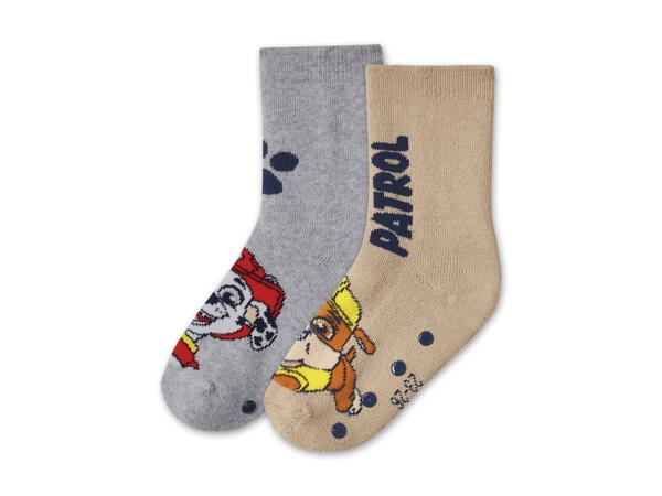 Kleinkinder ABS-Thermosocken, 2 Paar