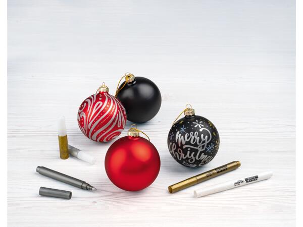 Paint Your Own Christmas Baubles Kit