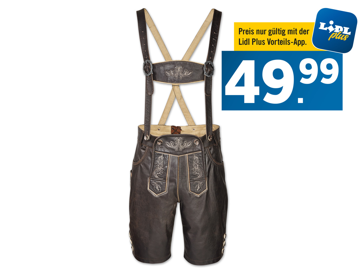 LIVERGY(R) Herren Lederhose, kurz1