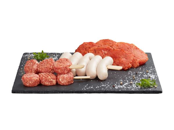 Plat de grillades de fête
