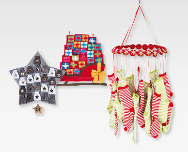 Calendrier de l'Avent en feutrine MY LIVING STYLE