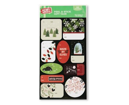 Merry Moments 
 50 Peel-and-Stick Gift Tags