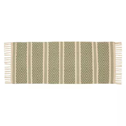 24" x 60" Handwoven Runner - Matthew Green