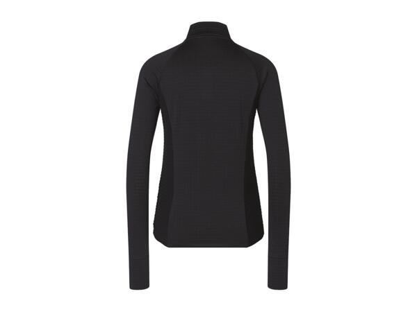 CRIVIT Ladies' Black Long Sleeve Sports Top