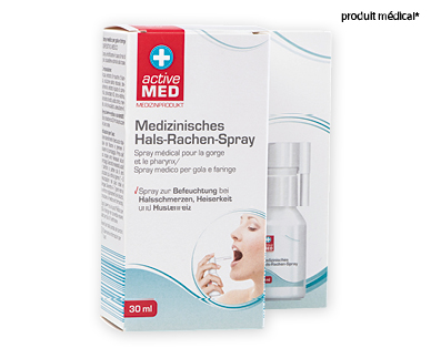 Spray médical pour la gorge ACTIVE MED